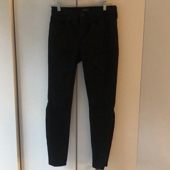 J.Crew 8" Toothpick Jeans In True Black - Picture 3 of 7